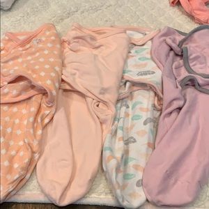 4 Swaddle Me- Velcro Swaddles